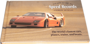 POCKET GUIDE TO SPEED RECORD The world's fastest cars planes trains and boats (Duncan 1993)