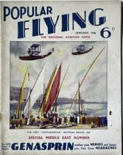 POPULAR FLYING January 1935 edition . SPECIAL MIDDLE EAST NUMBER