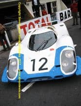 Porsche 917 Elford & Attwood, Le Mans 1969 Pits before the start.