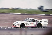 Porsche 935-77 (Mass/Ickx) Silverstone 6 Hours 1977  at speed