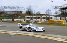Porsche 956 Bell/Bellof at speed Silverstone 1000kms 83