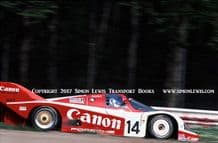 Porsche 956 Canon. Photo. Jonathan Palmer . Monza 1984 Group C