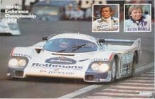 PORSCHE 956 Ickx & Bell World Champions 1983 poster 22 x 16"(560 x 410mm)