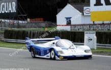 Porsche 956 John Fitzpatrick/David Hobbs at speed Silverstone 1000kms 83