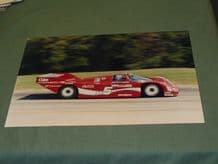 PORSCHE 962 COCA-COLA Jo Gartner  IMSA 1986  12x8" photo