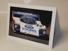 PORSCHE 962 Group C Race Car   . Card