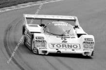 PORSCHE 962 TORNO Brun. Mass/Larrauri Brands Hatch Group C 1987 . Photo (A)
