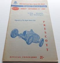 PRESCOTT HILLCLIMB 1963 Sept 15 National Meeting