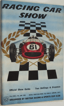 RACING CAR SHOW  1961 program