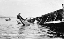 Radley-England Waterplane no.1. Photo. Eric Gordon England ditched off Shoreham 1912