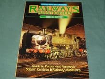 RAILWAYS RESTORED 1989-90 EDITION - Guide To Preserved Railways Steam Centres & Railway Museums