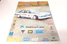 Rallye OSONA Campionat d' Espana de Ralies 1989 Aug 4-6