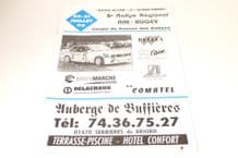 Rallye Regional AIN-BUGEY Coupe de France Des Rallyes 1996 July 20-21