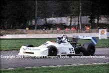 Ralt RT1 Ariel Bakst action photo. Donington Park Formula 2 1977