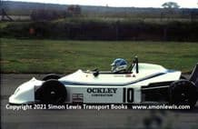 Ralt RT1 Ian Flux .Action photo. Silverstone 6 June 1977.