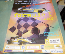 RENAULT FORMULA 1 1977-2005 Musee de Valencay Mar-Nov 2006 poster