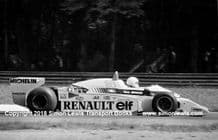 Renault RE20 Turbo. Photo. Rene Arnoux. Italian GP 1980