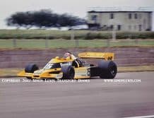 Renault RS01 Turbo. Photo. Jean-Pierre Jabouille. British GP 1977 (Debut in F1) A
