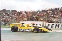 RENAULT TURBO F1 Jabouille French GP 1979 poster 35x24" ( 910x610mm)