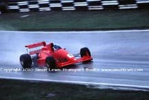Reynard 90D Paul Warwick .photo 1991 British F3000 Brands Test (e)