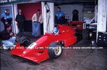 Reynard 90D Paul Warwick .photo 1991 British F3000 Brands Test (f)