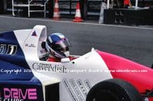 Reynard 90D Paul Warwick photo 1991 British F3000 Oulton March 30 (d)