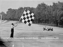 Riley. FW Dixon . Photo.  Winning 1933 Brooklands 500.