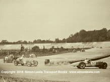 Riley. FW Dixon and MG R Type etc. Photo.  1933 Brooklands Empire trophy.