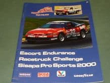 ROAD ATLANTA Elkhart Lake 1989 Sept 10 Escort Endurance/Racetruck/S2000