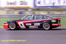 ROVER SD1 Dennis Leech at Silverstone BTCC 1987 10x7" photo