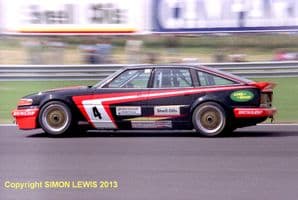 ROVER SD1 Dennis Leech at Silverstone BTCC 1987 photo