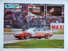 ROVER SD1 VITESSE TWR Group A E.T.C.C. Monza 1-2-3 1985 poster 24x16"