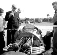Roy Salvadori. Ferrari Tipo 500. Castle Combe 1952