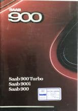 SAAB 900, 900 TURBO, 900 i sales brochure 1987 (ref 227652)