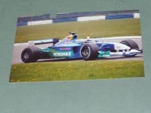 SAUBER F1 2001 Massa at speed Silverstone 6x4" photo