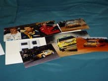 SEAT WRC 1997 RAC RALLY GB Press kit with 6 photos & 6 35mm slides.