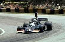 SHADOW DN3B Tom PryceBrazil GP 1975. 10x7" photo (B)