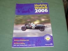 Shelsley Walsh Hillclimb 2006 July 15 Programme