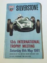 SILVERSTONE 1961  May 6  F1 DAILY EXPRESS TROPHY programme