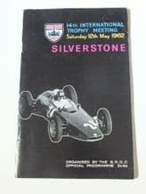 SILVERSTONE 1962  May 12  F1 DAILY EXPRESS TROPHY programme