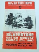 SILVERSTONE 1967 March 27 FORMULA 2 programme