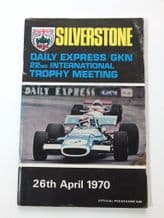 SILVERSTONE 1970 April 26  F1 DAILY EXPRESS TROPHY programme
