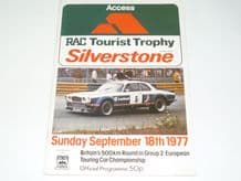 SILVERSTONE 1977 Sept 18 RAC TOURIST TROPHY (ETCC)