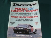 SILVERSTONE 1979 September 16 RAC Tourist Trophy (E.T.C)  programme