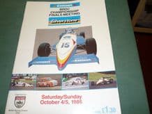 SILVERSTONE 1985 June 9 BTCC/F3 programme