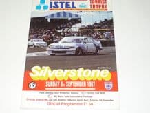 SILVERSTONE 1987 Sept 6 RAC TOURIST TROPHY (WTCC)