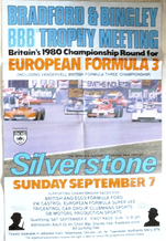 SILVERSTONE European F3 1980 Poster