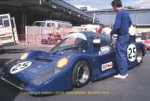 Simpson C286 DFL  Smith/Stingbrace  Thundersports  1986 Birmingham paddock  7x5" photo