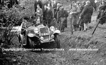 Singer FT4327  Possibly Barnes brothers, Lands End Trial 1937. Photo