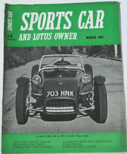 SPORTS CAR AND LOTUS OWNER  March 1960